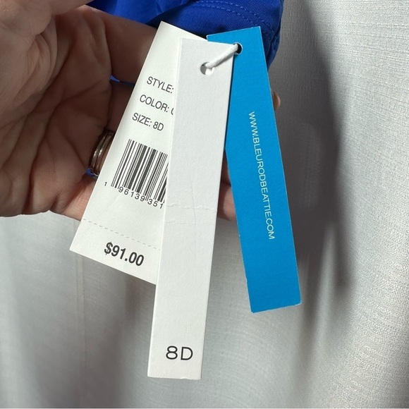 NEW BLEU Rod Beattie Tankini Top Womens 8D Let's Get Twisted Swim Cobalt Blue - Picture 7 of 12